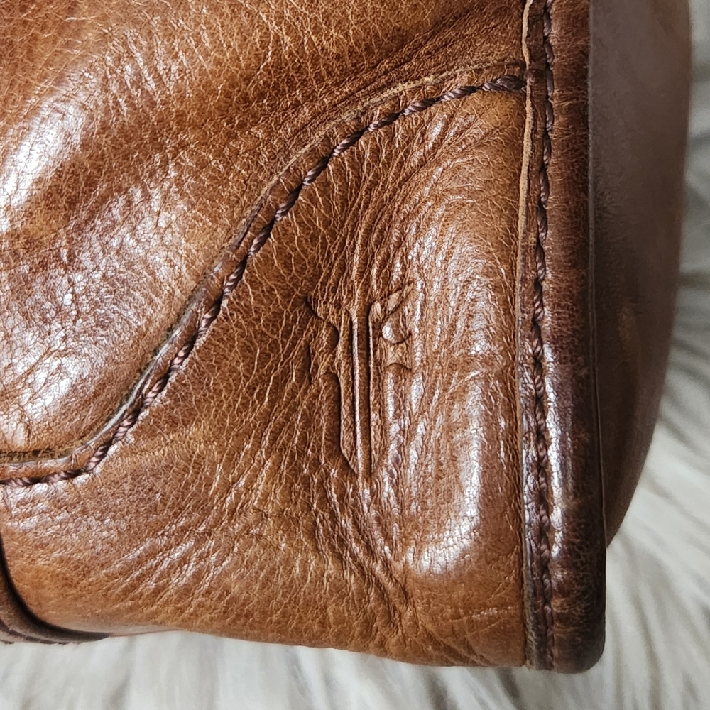 Frye Melsissa Satchel In Brown - Picture 2 of 16